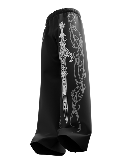 Sword Unisex Straight Fit Baggy Pants